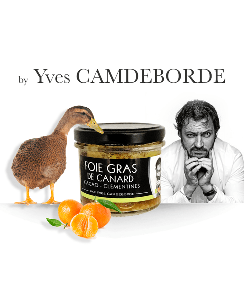 Foie Gras de Canard Cacao Clémentines by Yves Camdeborde
